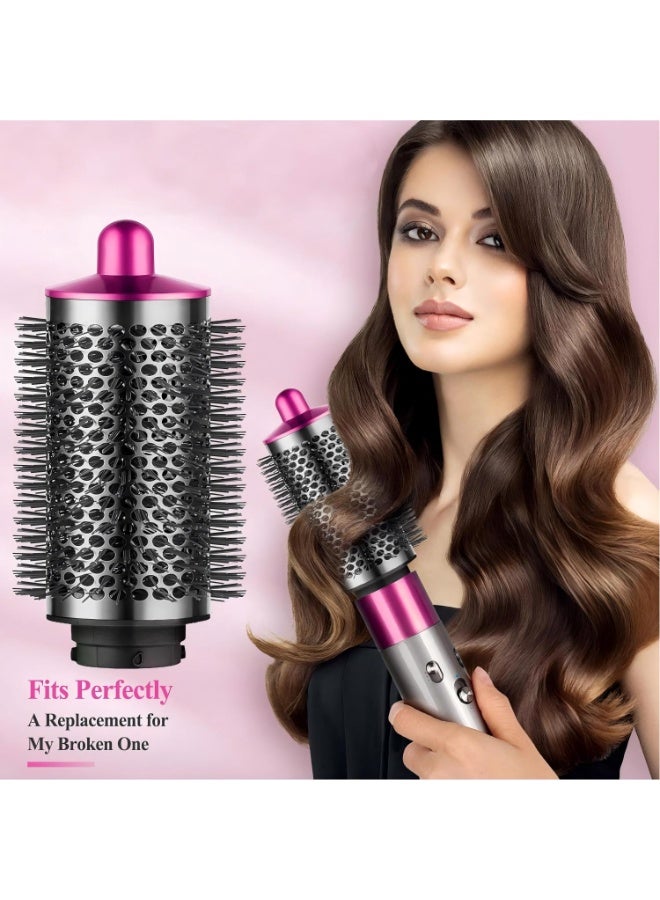 فرشاة كبيرة دائرية، لون الوردة - Image 3